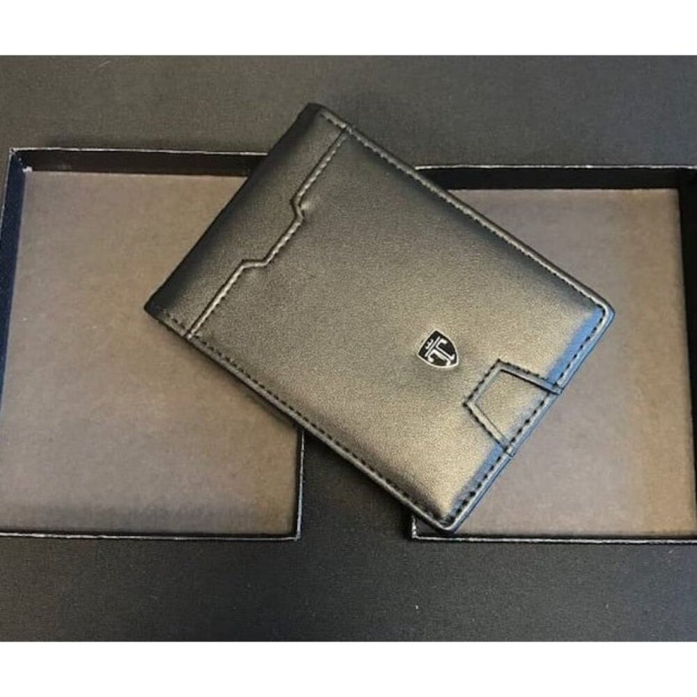 New Mens Slim Wallet with Money Clip AUSTIN RFID Blocking Bifold Credit Card